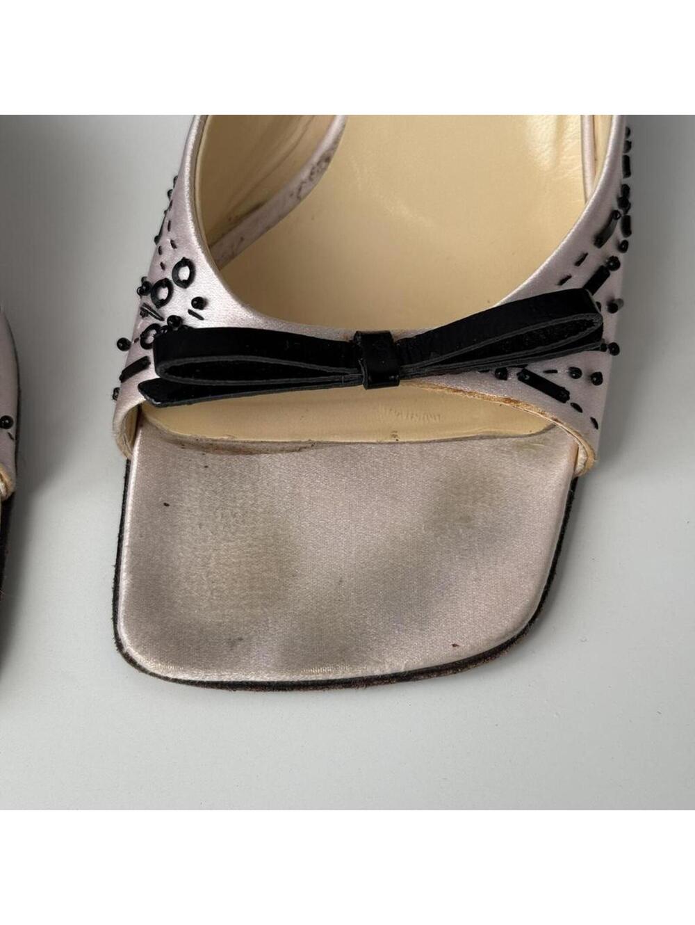 Prada satin beaded bow mules - Picture 7 of 8